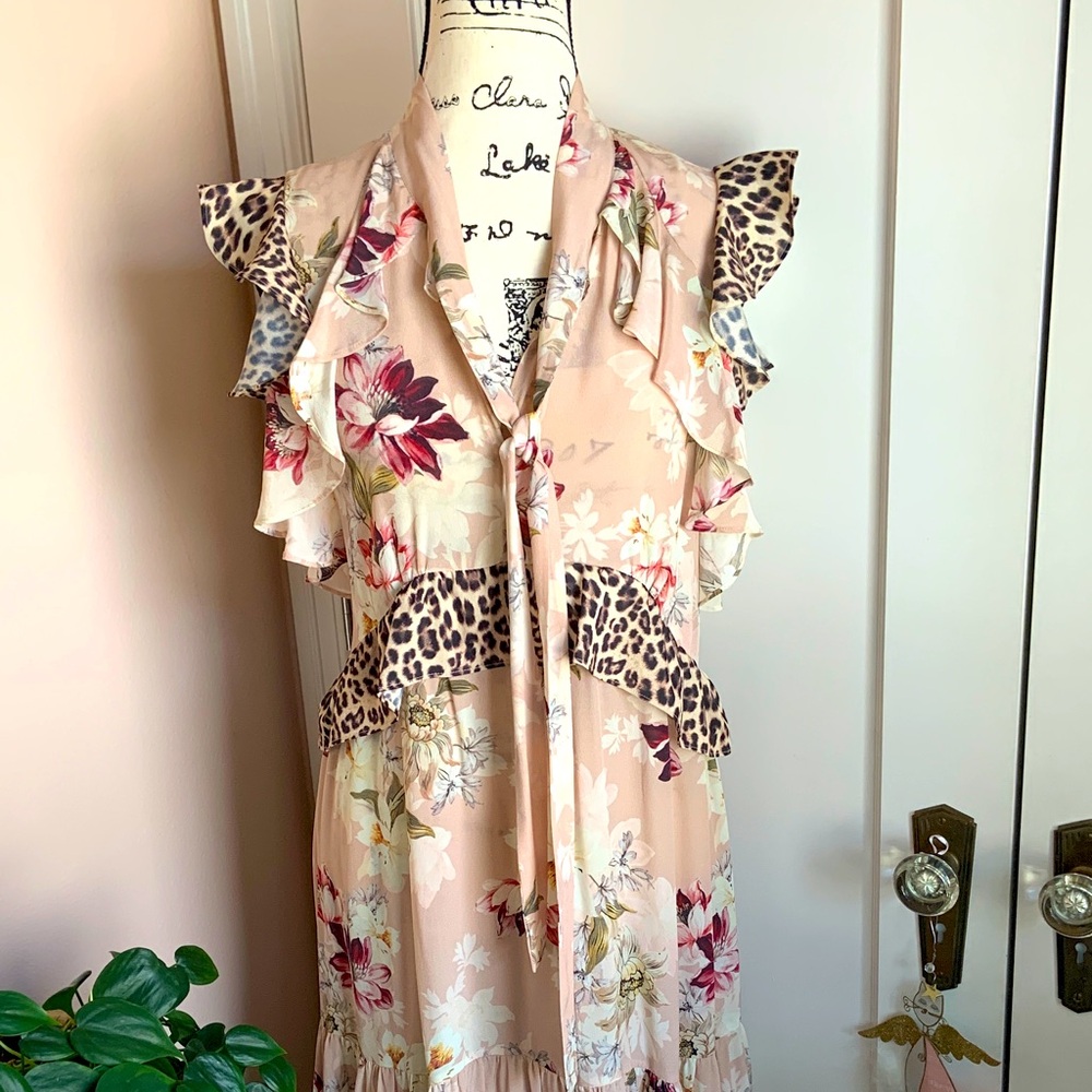 Anthropologie Kachel silk maxi dress - Picture 4 of 9